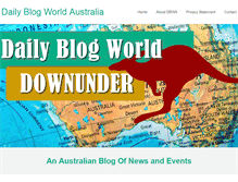 Tablet Screenshot of dailyblogworld.com